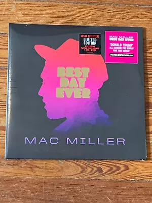 Mac Miller Best Day Ever Vinyl Purple Pink Red Swirl Urban Outfitters Limited ED • $99