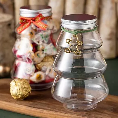 Bottle DIY Snack Organizer Storage Jar Christmas Tree Sweet Jar Food Container • $18.52