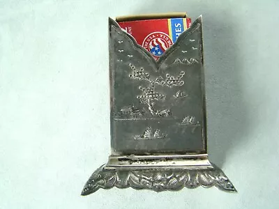 Antique Silver Matchbook Holder Vietnam 900 Silver Signed V.H. 33 Grams • $29.99