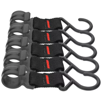  5pcs Camping Clothesline Hooks Heavy Duty Clothes Hooks Hunting Accessories • £7.98