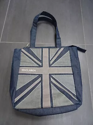 Maclaren Stroller Union Jack Design Shoulder / Carry / Tote Bag + Working Zips • £5