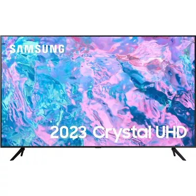 Samsung UE50CU7100KXXU CU7100 UHD 4K HDR Smart TV - Black • £328.99