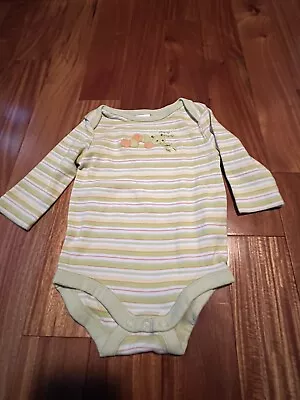 UNISEX Gymboree BODYSUIT Inchworm Caterpillar  Chomp Chomp  2006 EUC • $12