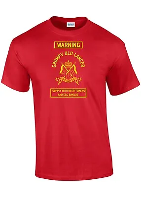 16th/5th Lancers 16th /5th The Queens Royal Lancers Grumpy Old Lancer T-Shirt  • £16.99