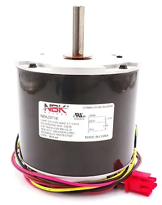 Motor By Nbk Replaces York S1-02440899000 F48aa68a50 208/230v 1/4 Hp 20710 • $160