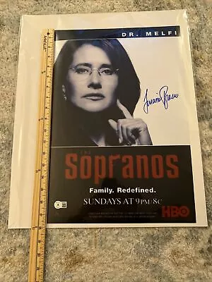 Lorraine Bracco  The Sopranos  Dr. Melfi Autographed 11x17 HBO Poster Beckett • $59.89