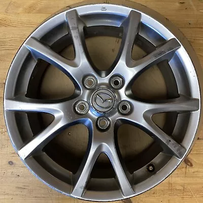 17  Mazda Miata MX5 MX-5 Wheel Rim Factory OEM 17X7 Silver 9965277070 • $95