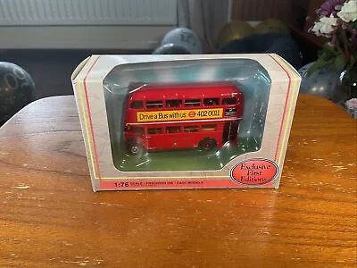 Efe Aec Rt Bus London Transport Route 62 Barking Garage 1/76 34103 Last Day • £16.99