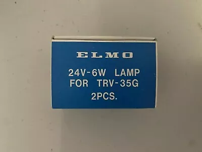 2 Elmo Bulbs For TRV-35G 6W 24V Code 8549-1 • $19.99