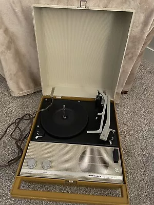 Vintage Motorola Solid State 51 Portable Record Player • $149.99