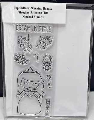 Kindred Stamps SLEEPING BEAUTY Disney Princess Fairies Rubber Stamps Set Rare • $24.98
