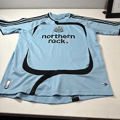 Kids Newcastle United 2007 2008 Away Adidas Shirt Jersey Trikot Size Large • $17