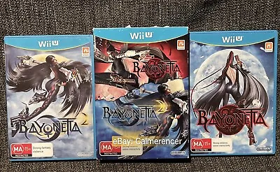 Nintendo Wii U Bayonetta 1 & 2 Special Edition- Overall Great Condition. • $105