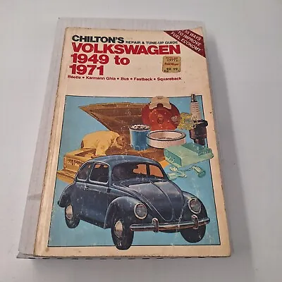$9.99 • Buy Chilton's Volkswagen 1949-1971 Service Manual Repair Tune Up Karmann Ghia Beetle
