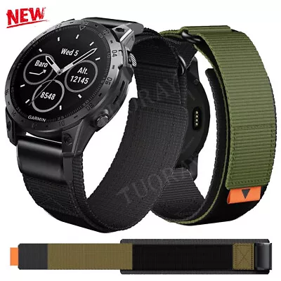 Quickfit Nylon Watch Band Strap For Garmin Fenix 7 6 7X 6X/EPIX/Instinct/Tactix • $18.89