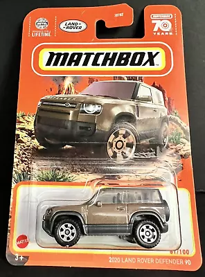 2023 Matchbox METAL 81/100 MBX DESERT 2020 LAND ROVER DEFENDER 90 BROWN BOX SHIP • $7.95