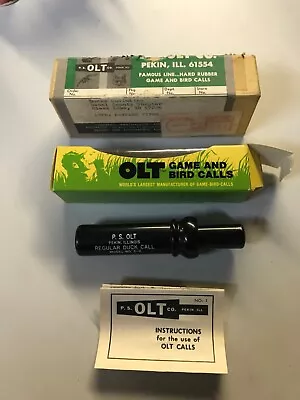 P.s. Olt Pekin Illinois Regular Duck Call Model No D-2nib Original Ship Box • $125