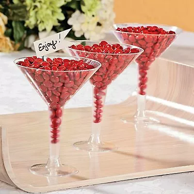 144 X PLASTIC COCKTAIL MARTINI GLASSES 210mL Mini Dessert Cup Party Wedding Cups • $146.95