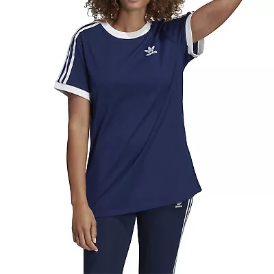 Adidas Originals Women's 3-Stripes Tee - Dark Blue • $35