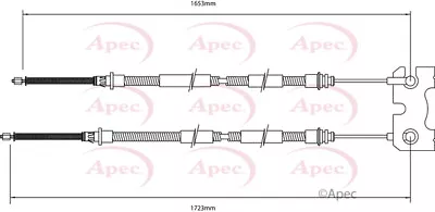 Handbrake Cable Fits FORD ESCORT Mk6 Mk7 1.8D Rear 95 To 00 Hand Brake Parking • $34.59