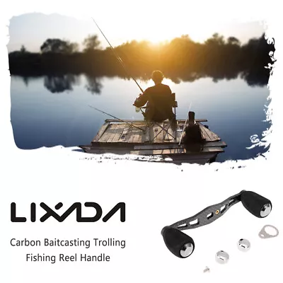 Lixada Carbon Baitcasting Fishing Reel Handle Trolling Reel Handle EVA Knob H1Z1 • $9.39