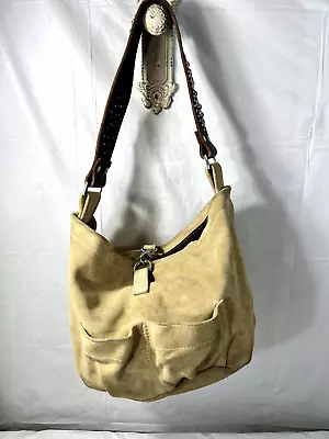 Tylie Malibu Utility  Leather Hobo Purse  Swarovski Crystal Strap • $21.75