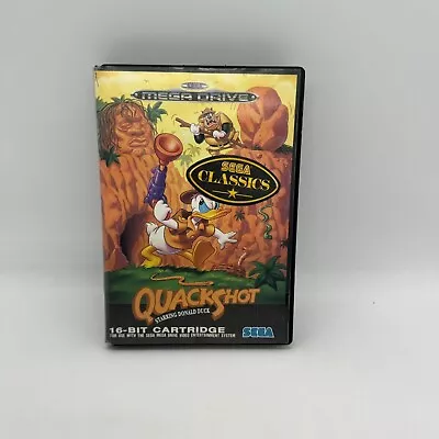 Quackshot Starring Donald Duck Sega Mega Drive | PAL | *No Manual* Pins Cleaned • $22.52