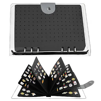 Pin Book Storage Felt Binder Holder Display Earring Jewelry Display Bag 6 Pages • £14.07