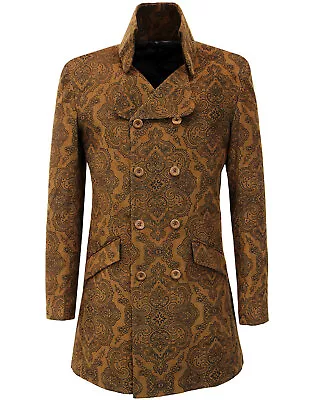 NEW MADCAP MENS MOD RETRO 60s 1960s CORD BLAZER JACKET Paisley In Crowd MC284 • £124.99