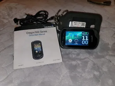 Garmin Oregon 600 Handheld Gps W/GizzMoVest Rugged Case • $155