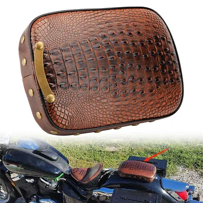 8 Suction Cups Alligator Motorcycle Rear Passenger Pillion Pad Seat Fits Harley • $19