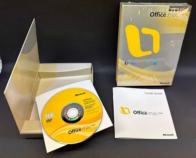Microsoft Office 2008 Mac Upgrade DVD W/Product Key & Full Version Of Office V.X • $24.99