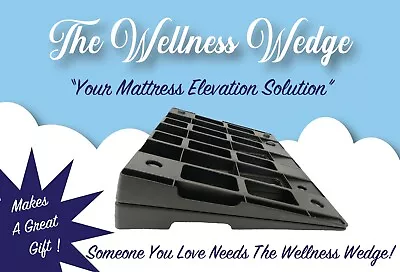 The Wellness Wedge:Your Mattress Elevation Solution: Two Pack Of Bed Wedges • $57.48