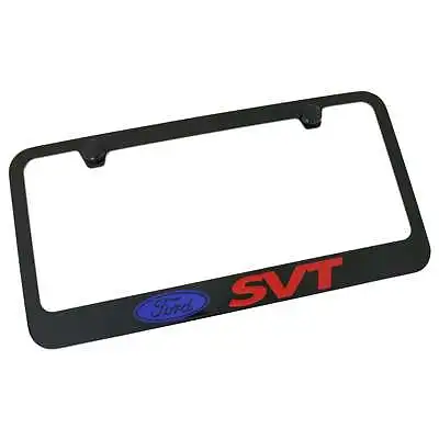 $32.95 • Buy Ford SVT Red Name License Plate Frame (Black)