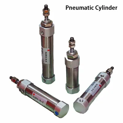 Stainless Steel Double Acting Pneumatic Air Cylinder CDJ2B16*20-60 • $14.99