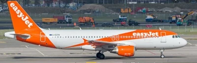 £164.50 • Buy Airbus A318 Easyjet Solid Kiln Dry Mahogany Wood Replica Airplane Desktop Model
