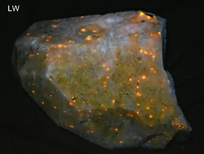 $999.99 • Buy 2480 Gram Fluorescent Color Change Dots Hackmanite Huge Crystal From @Afg