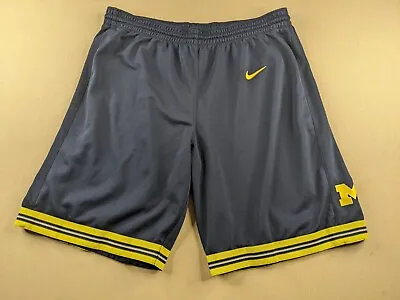 VTG 90s Nike Team Authentic Michigan Wolverines Basketball Shorts Men's Medium • $19.95