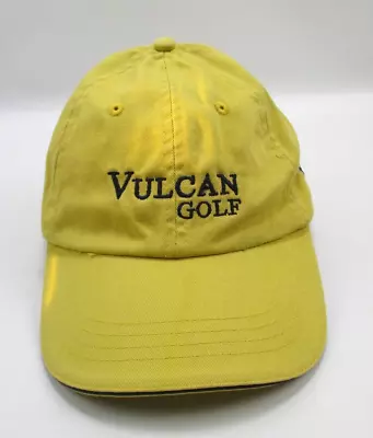 Vulcan Golf Gold Adjustable Strapback Hat Cap • $13.16