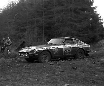Kevin Videan & Peter Valentine Datsun Violet WRC RAC Rally 1975 Old Photo 2 • $10