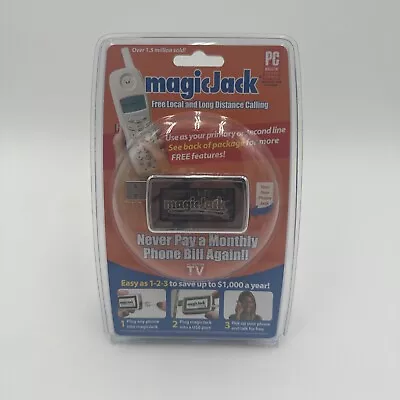 MagicJack A921 USB PC To Phone Jack Free Local Long Distance Magic Jack • $22