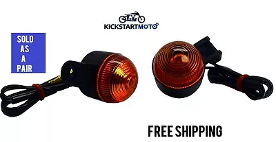 Rubber Mount Indicator Pair For KTM 200 250 300 350 450 500 525 EXC 250EXC 350EX • $34.95