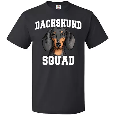 Inktastic Dog Dachshund Squad T-Shirt Pets I Love Dogs Lover Pet Breed Family • $14.99