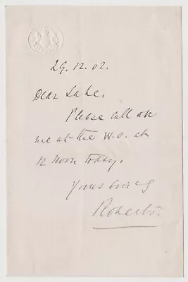 Lord Roberts Signed Letter - British Army Officer - Victoria Cross • £20