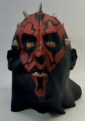 VTG DARTH MAUL Mask Don Post Authorized Star Wars Episode 1 Phantom Menace • £28.92