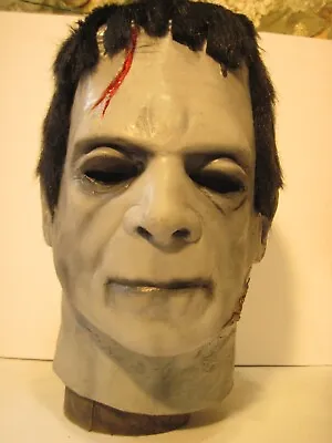 Travelers/ Ogawa Recast Frankenstein Display Head Latex Mask Deluxe Hair Fun Fur • $119.99