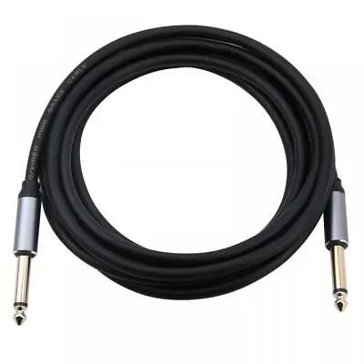 6.35mm 1/4 Inch To 1/4 Inch TS Jack Mono Audio Cable For Speaker Guitar - 3m • £9.95