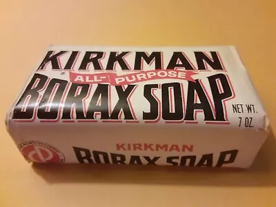 Vintage Kirkman Borax All Purpose Soap Bar New Old Stock Colgate Palmolive  • $5