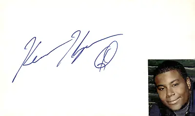 Kenan Thompson Signed Auto 3x5 Index Card Keenan And Kel • £143.67