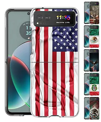 For Motorola Moto Razr 2023 - Flag Design Impact Drop Proof Cover Case • $11.95